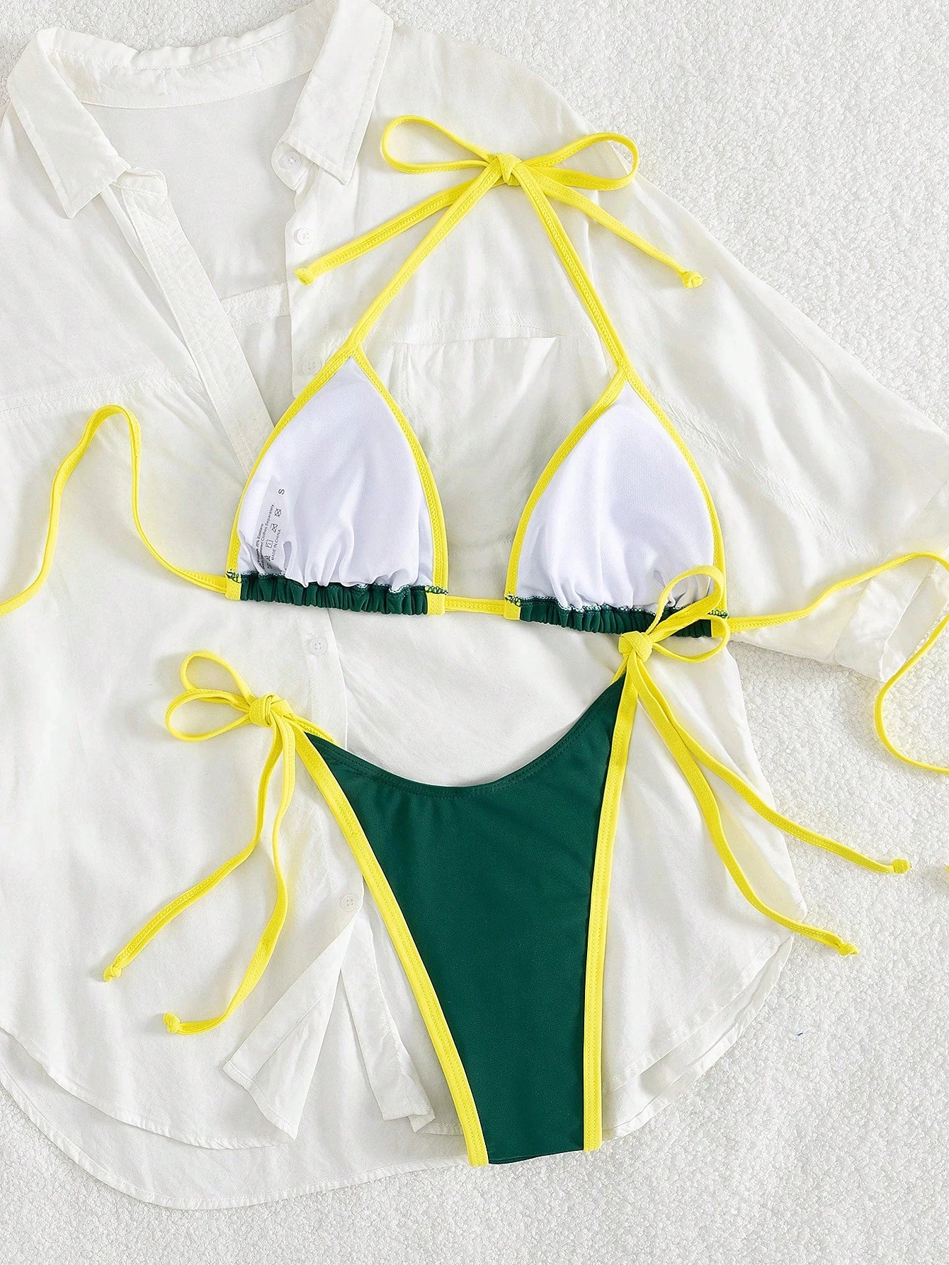 Bikini Micro de Doble Color para Mujer – Tanga Mini