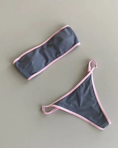 Women’s Brazilian Bikini Set With Chain Detail Swimwear